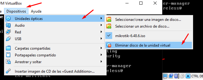 Unmount ISO