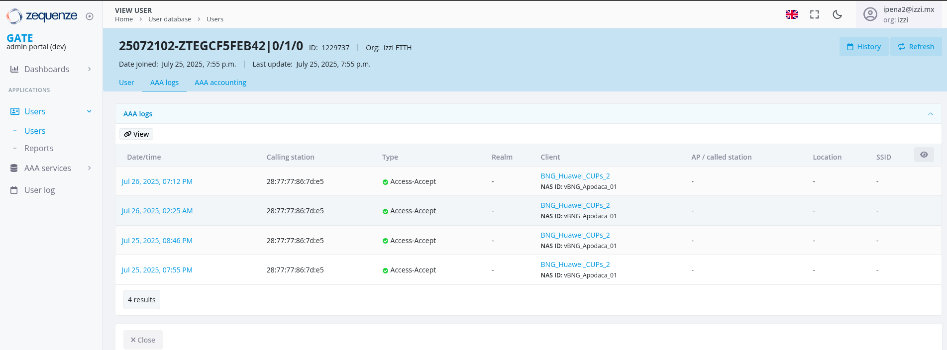 [IMAGEN 39: Colocar aquí "4.1_Users_logs.png" - Logs por usuario]