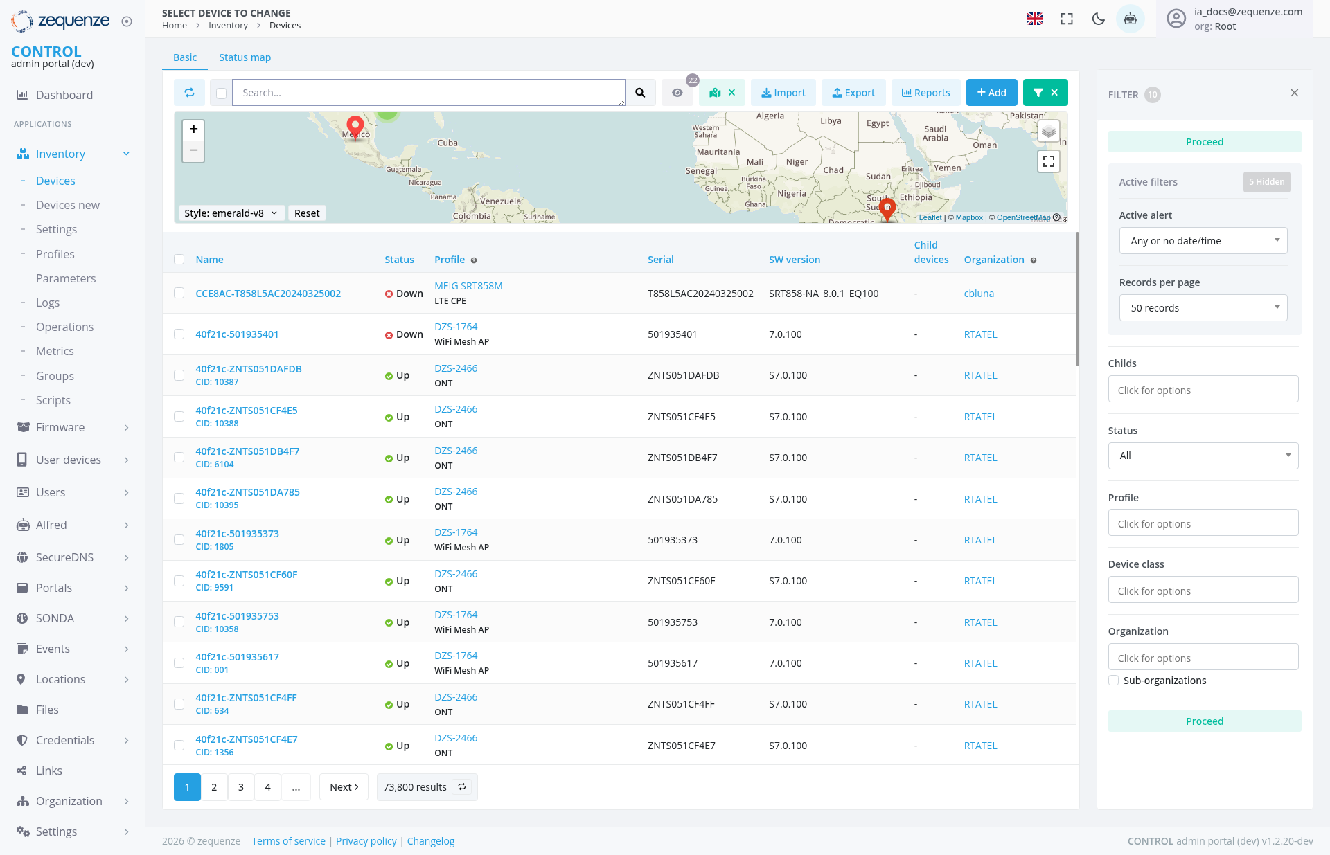Screenshot - Devices