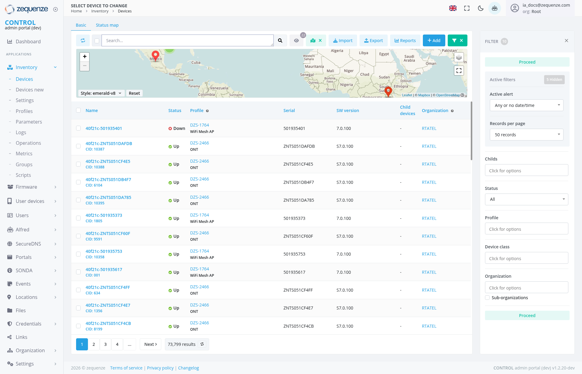 Screenshot - Devices