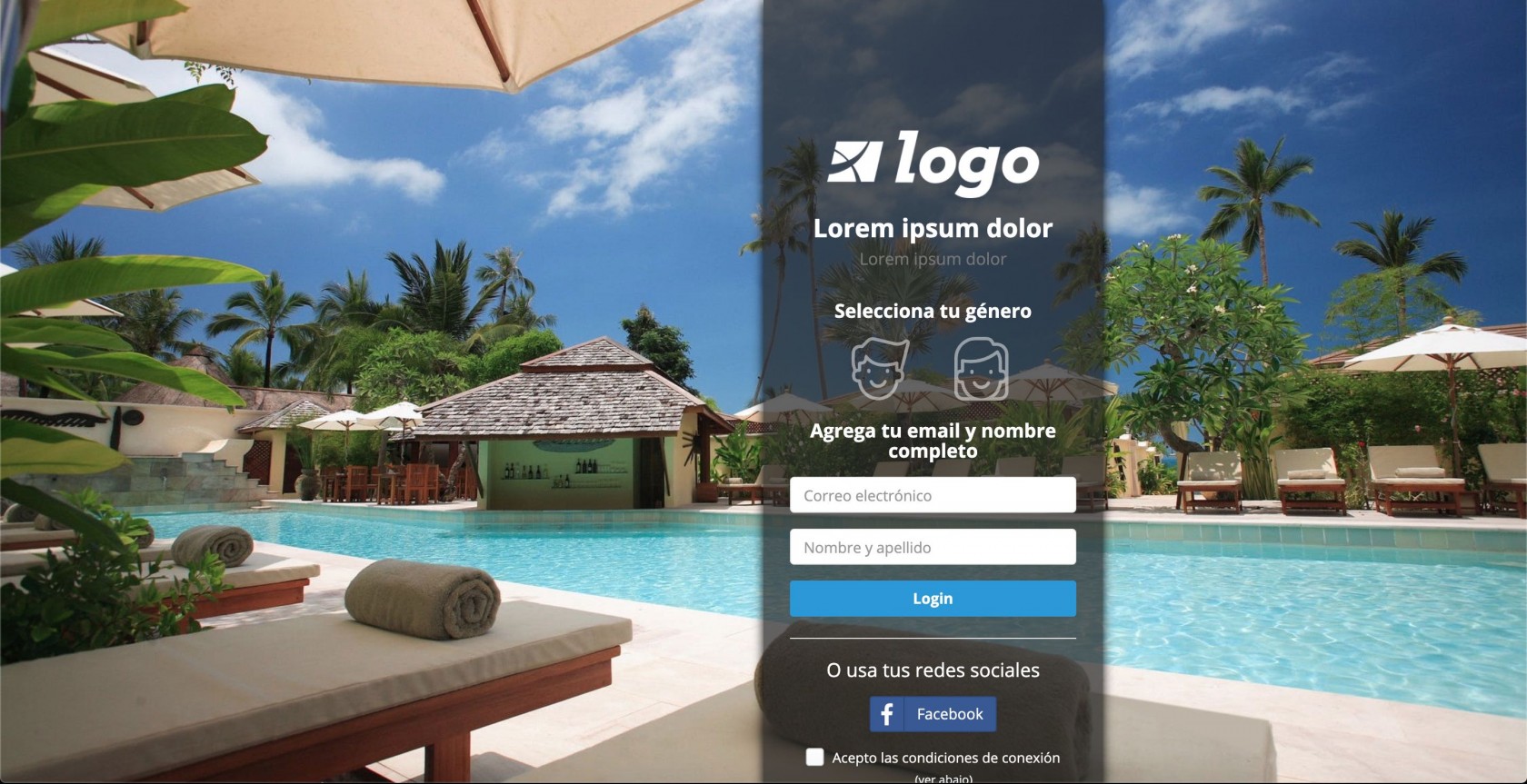 Hotel Template Screenshot