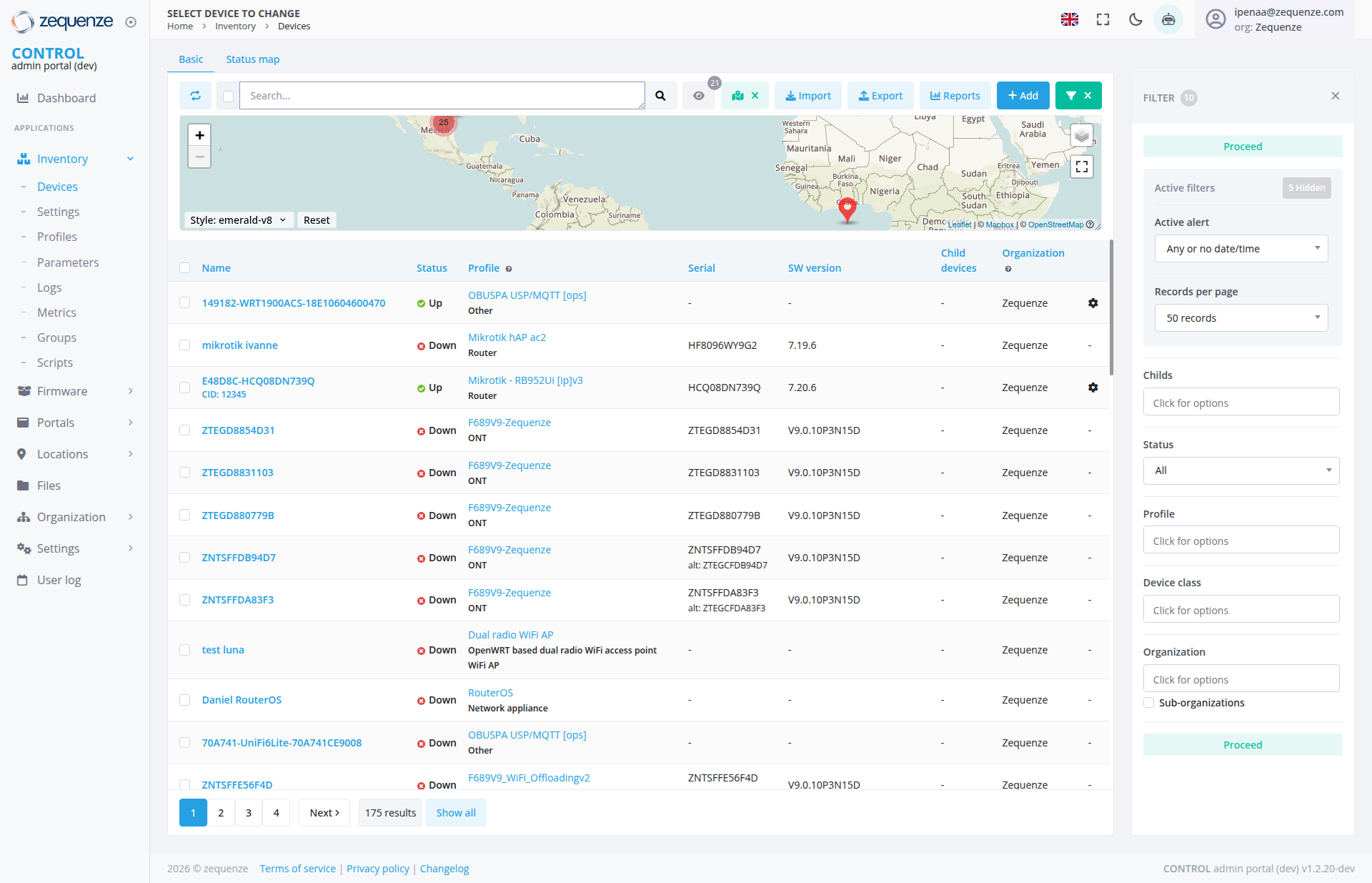 Screenshot - Devices
